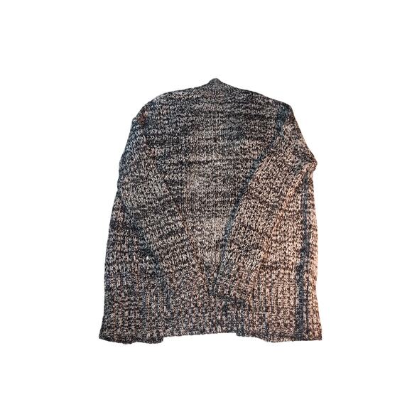 JJ Basics Marled Knit Cardigan Open Front Chunky Sweater Women’s S | Cozycore - Picture 6 of 8